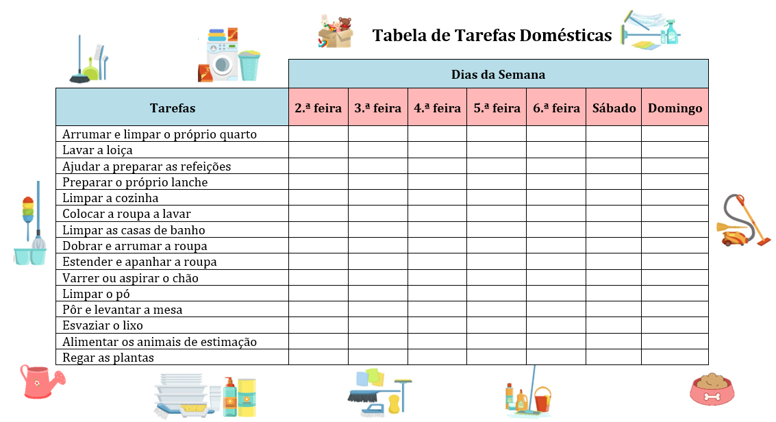 Tabela De Tarefas Dom sticas Para Os Filhos Excel RETOEDU Tabela De Tarefas Dom sticas Para Os Filhos Excel RETOEDU
